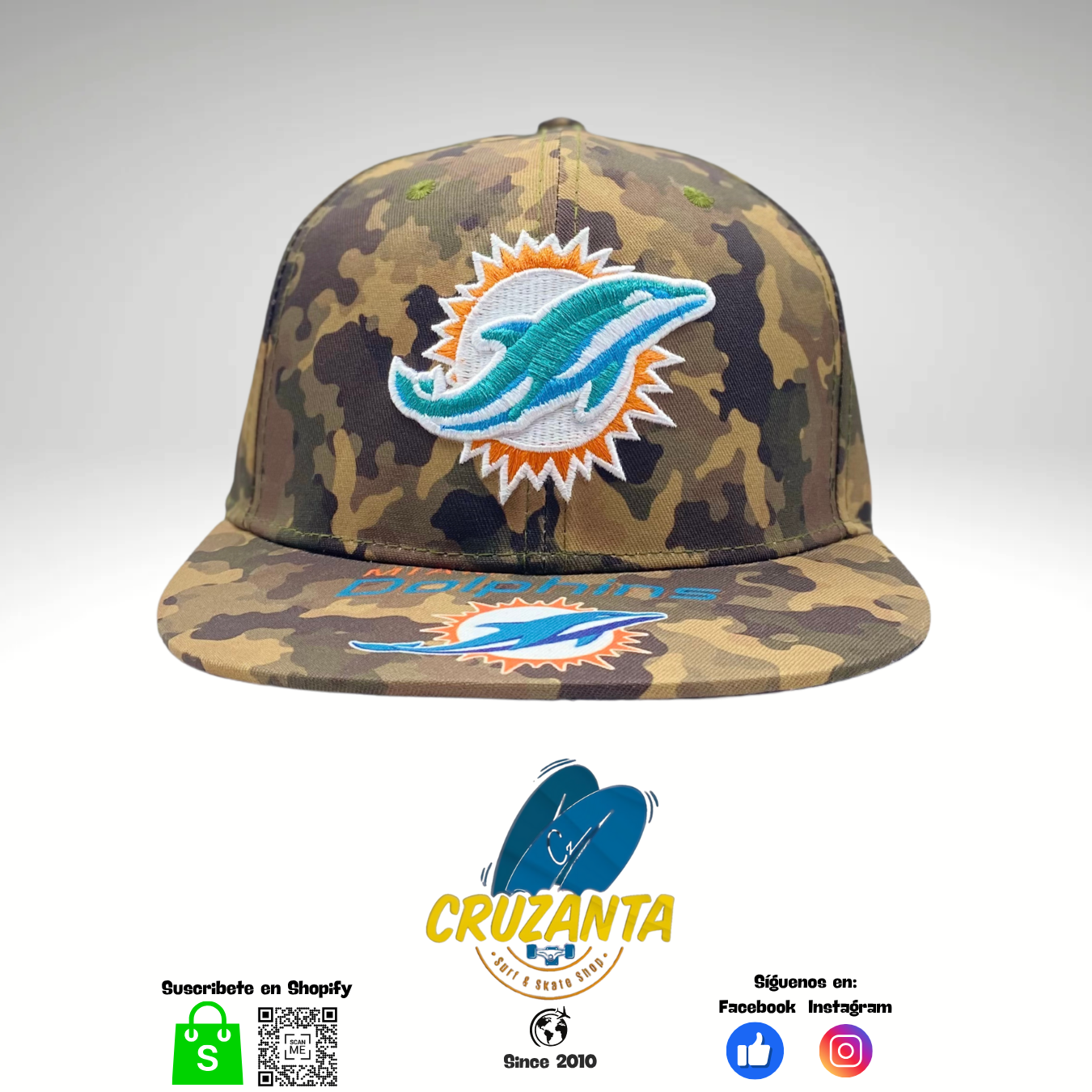 GORRA MIAMI DELFINES