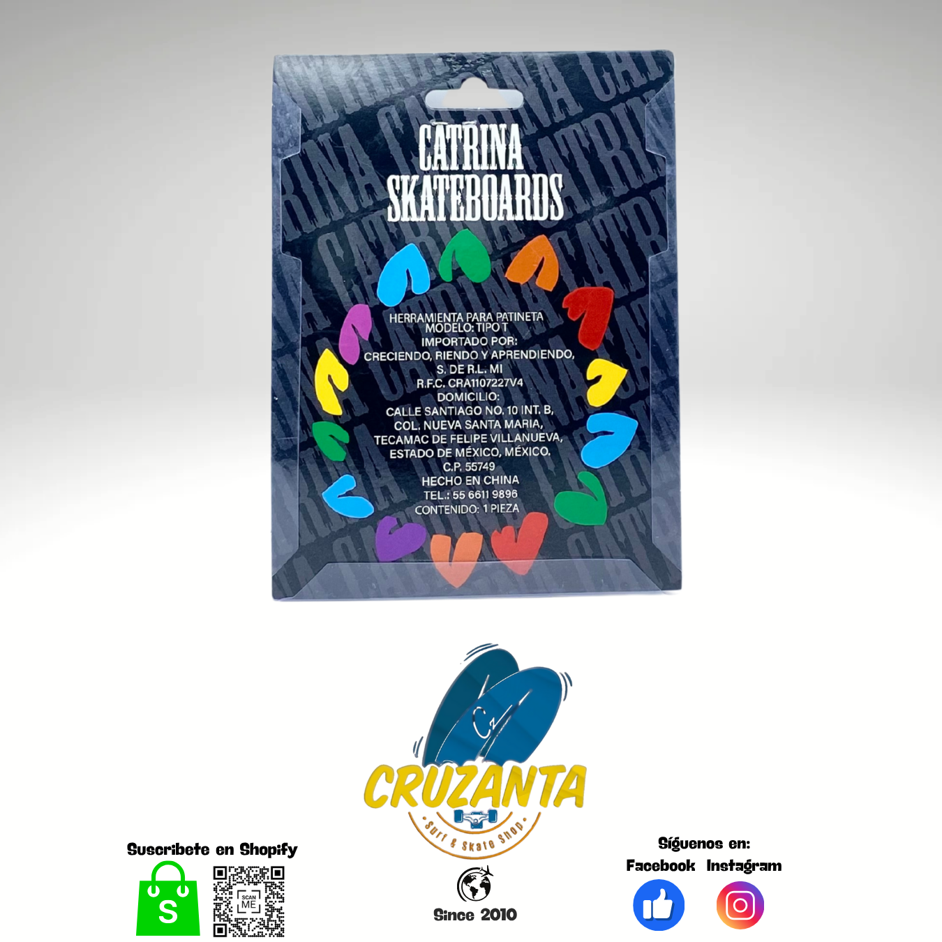 HERRAMIENTA T PARA SKATE CATRINA